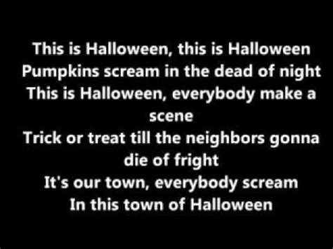 This Is Halloween Lyrics Panic At The Disco Panic! At the Disco - This is Halloween - Lyrics - HALLOWEEN SPECIAL